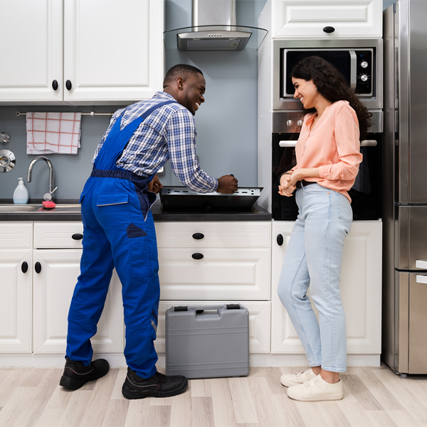 what kind of warranty do you offer on your cooktop repair services in Shafer